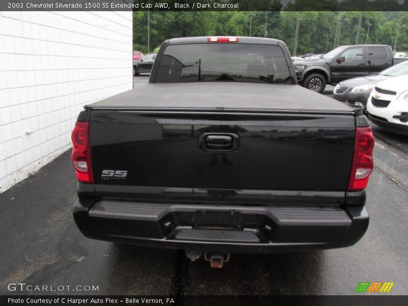 Black / Dark Charcoal 2003 Chevrolet Silverado 1500 SS Extended Cab AWD