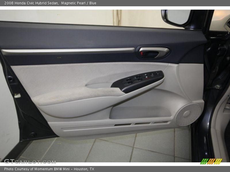 Magnetic Pearl / Blue 2008 Honda Civic Hybrid Sedan