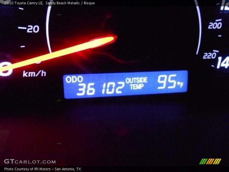 Sandy Beach Metallic / Bisque 2010 Toyota Camry LE