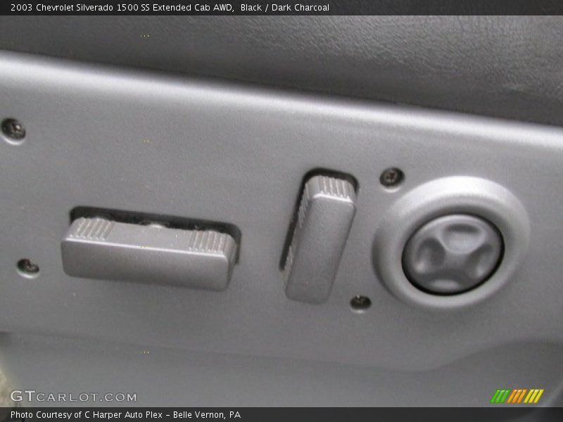 Black / Dark Charcoal 2003 Chevrolet Silverado 1500 SS Extended Cab AWD