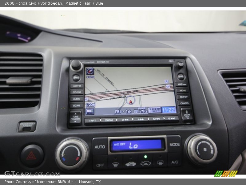 Navigation of 2008 Civic Hybrid Sedan