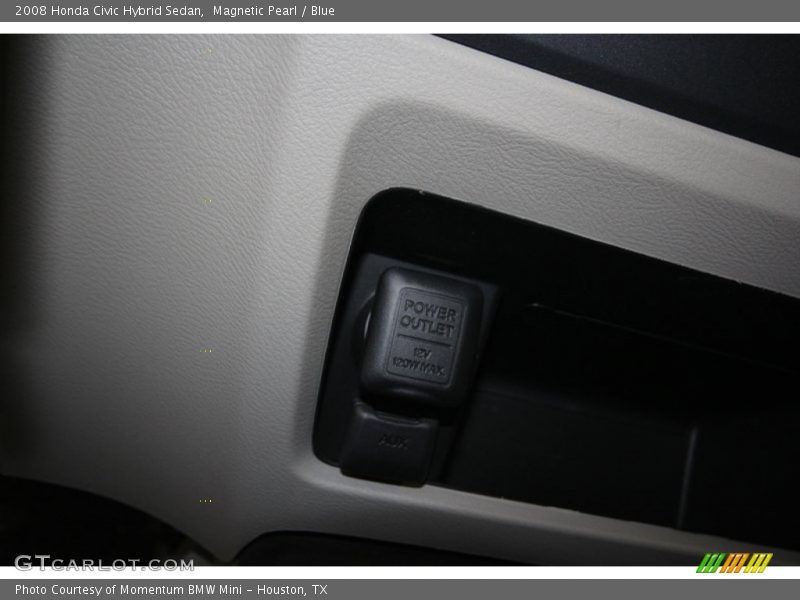 Magnetic Pearl / Blue 2008 Honda Civic Hybrid Sedan