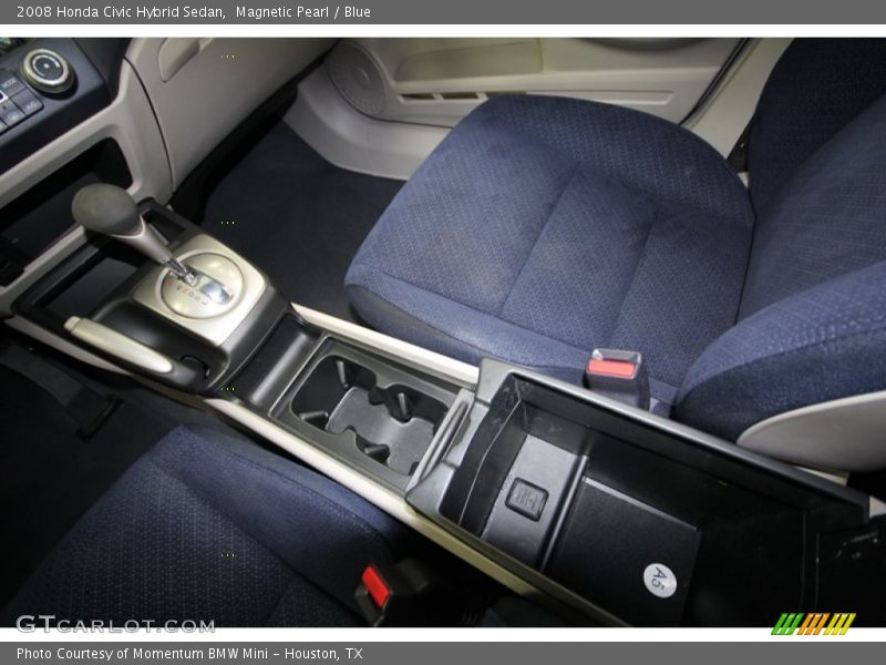 Magnetic Pearl / Blue 2008 Honda Civic Hybrid Sedan