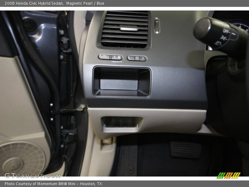 Magnetic Pearl / Blue 2008 Honda Civic Hybrid Sedan