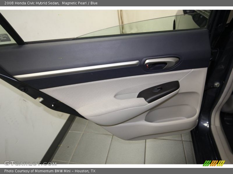 Magnetic Pearl / Blue 2008 Honda Civic Hybrid Sedan
