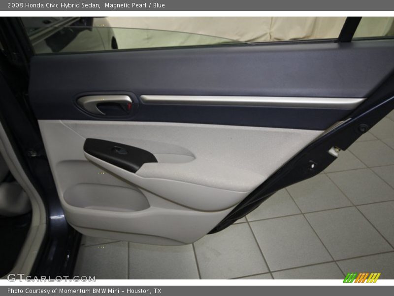Magnetic Pearl / Blue 2008 Honda Civic Hybrid Sedan