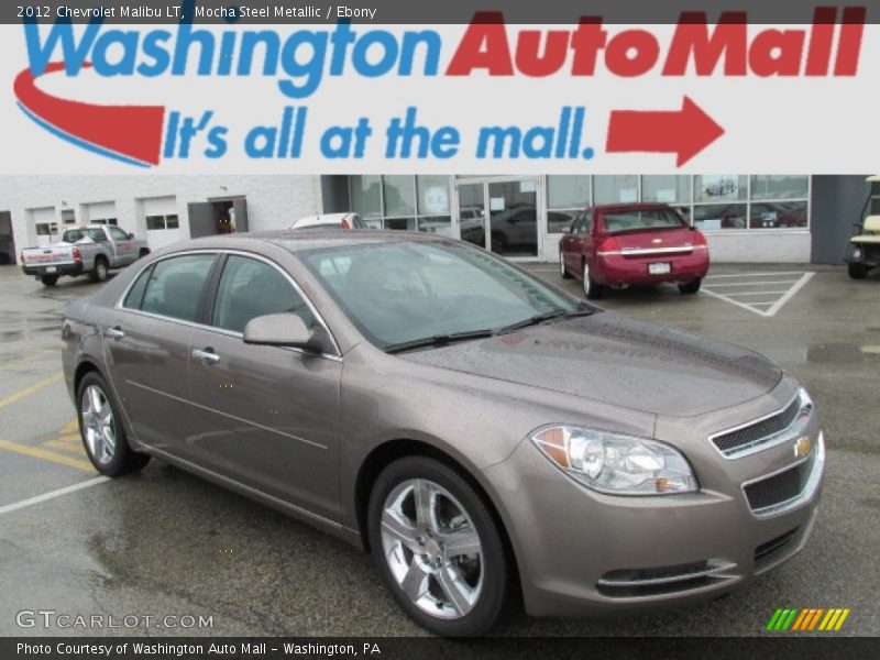 Mocha Steel Metallic / Ebony 2012 Chevrolet Malibu LT