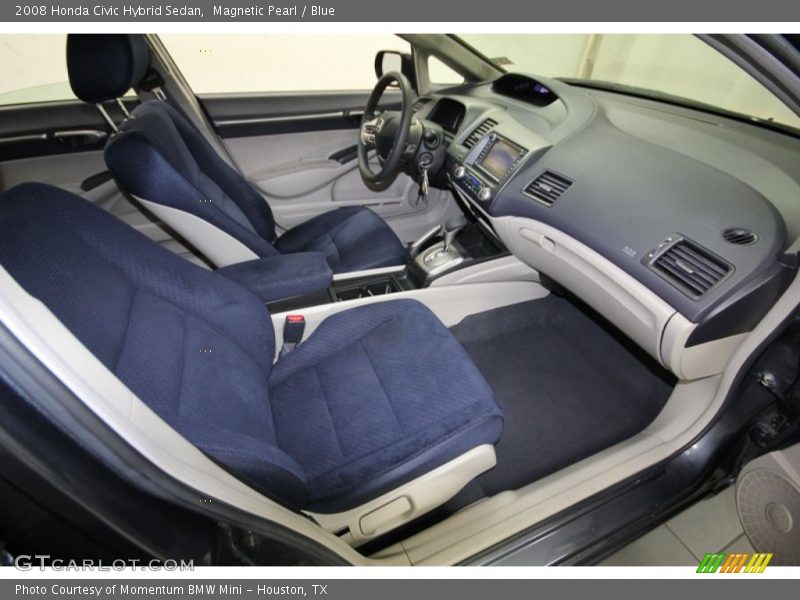 Magnetic Pearl / Blue 2008 Honda Civic Hybrid Sedan