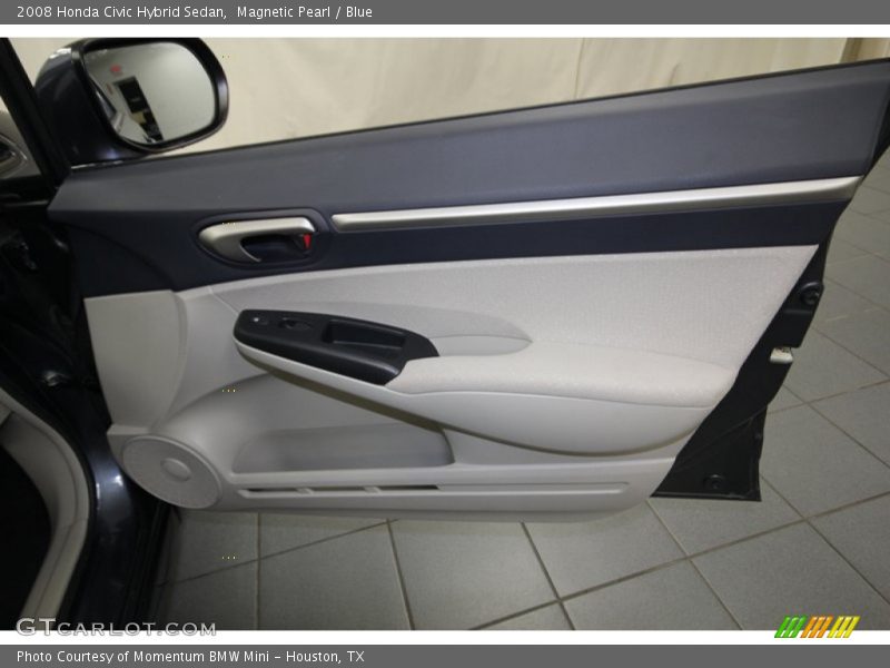 Magnetic Pearl / Blue 2008 Honda Civic Hybrid Sedan