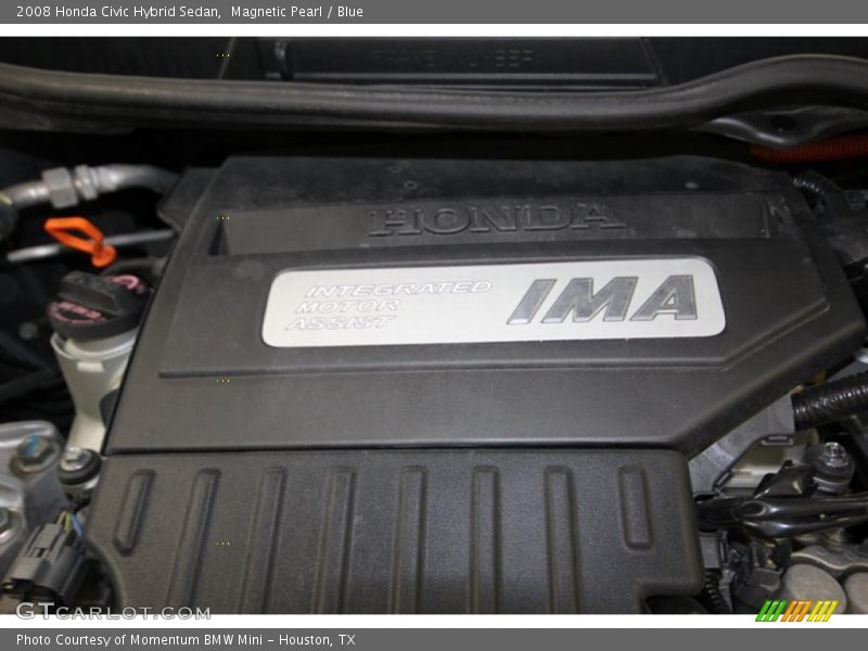 Magnetic Pearl / Blue 2008 Honda Civic Hybrid Sedan
