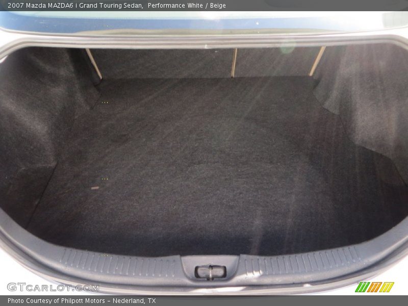  2007 MAZDA6 i Grand Touring Sedan Trunk