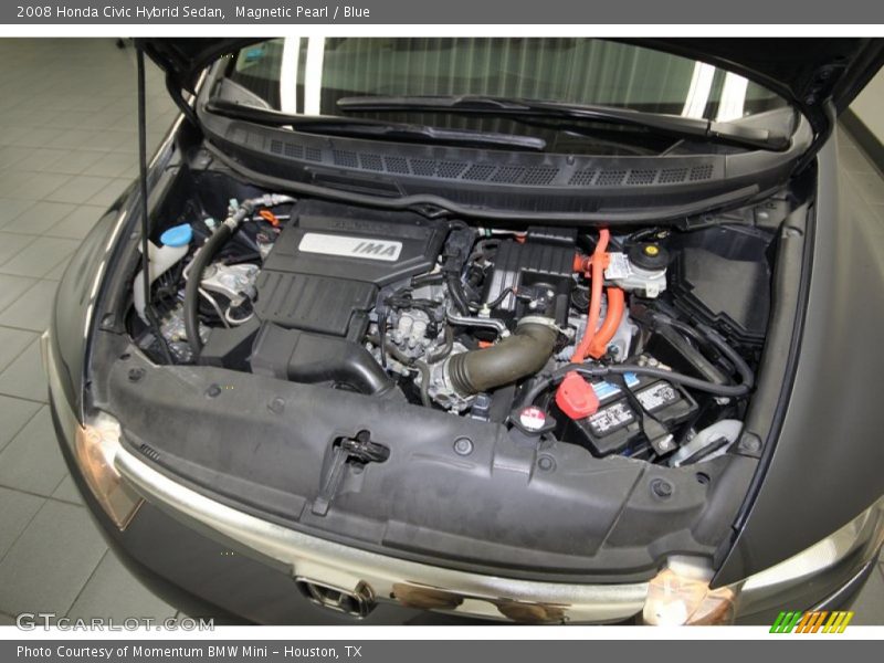 Magnetic Pearl / Blue 2008 Honda Civic Hybrid Sedan