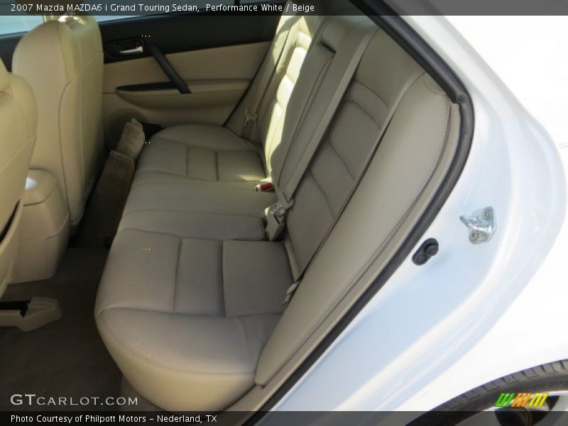 Performance White / Beige 2007 Mazda MAZDA6 i Grand Touring Sedan