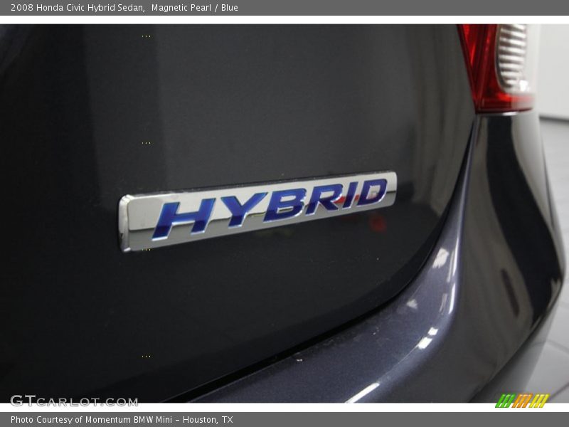 Magnetic Pearl / Blue 2008 Honda Civic Hybrid Sedan