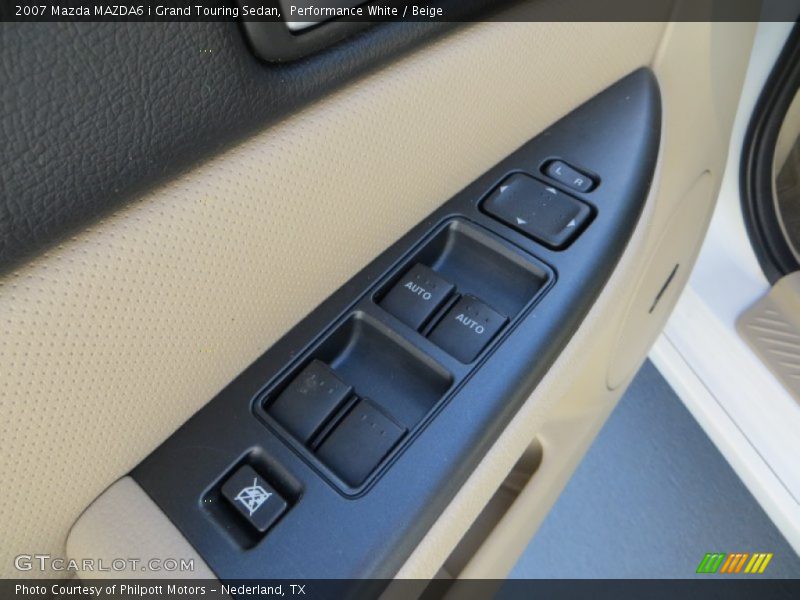 Performance White / Beige 2007 Mazda MAZDA6 i Grand Touring Sedan