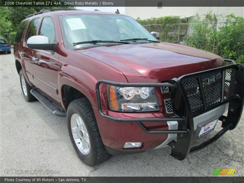 Deep Ruby Metallic / Ebony 2008 Chevrolet Tahoe Z71 4x4