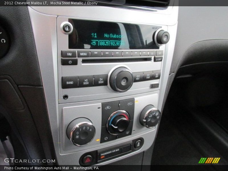 Mocha Steel Metallic / Ebony 2012 Chevrolet Malibu LT