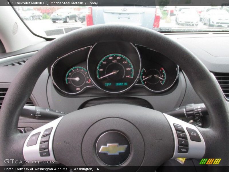 Mocha Steel Metallic / Ebony 2012 Chevrolet Malibu LT