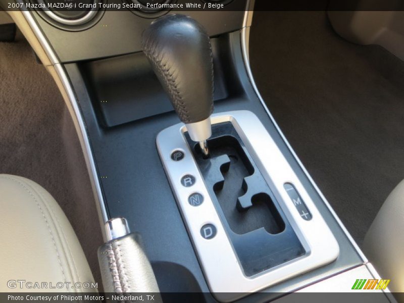  2007 MAZDA6 i Grand Touring Sedan 5 Speed Sport Automatic Shifter