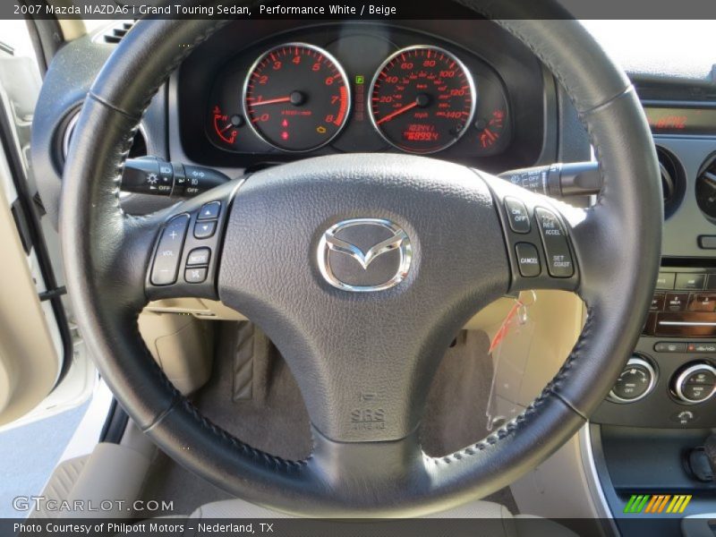  2007 MAZDA6 i Grand Touring Sedan Steering Wheel