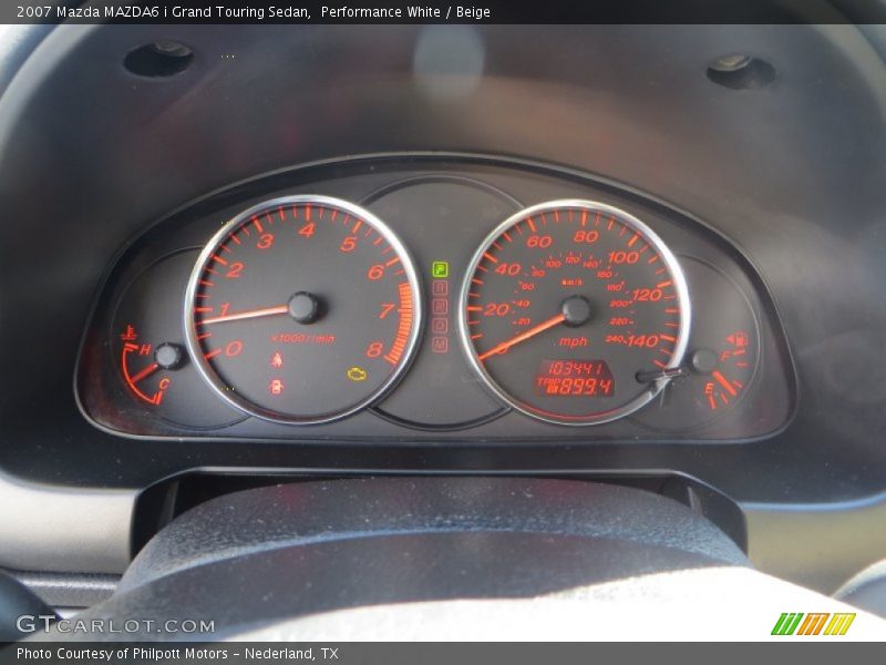  2007 MAZDA6 i Grand Touring Sedan i Grand Touring Sedan Gauges