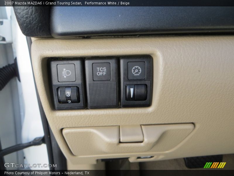 Performance White / Beige 2007 Mazda MAZDA6 i Grand Touring Sedan