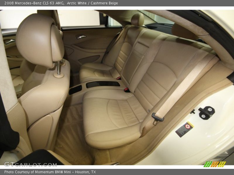 Arctic White / Cashmere Beige 2008 Mercedes-Benz CLS 63 AMG