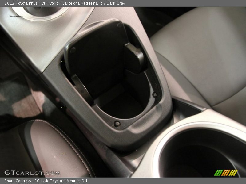 Barcelona Red Metallic / Dark Gray 2013 Toyota Prius Five Hybrid