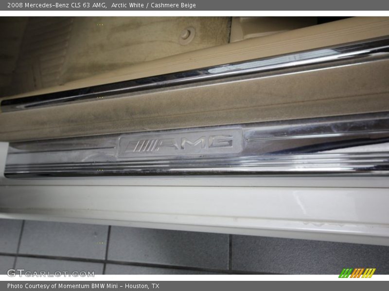 Arctic White / Cashmere Beige 2008 Mercedes-Benz CLS 63 AMG