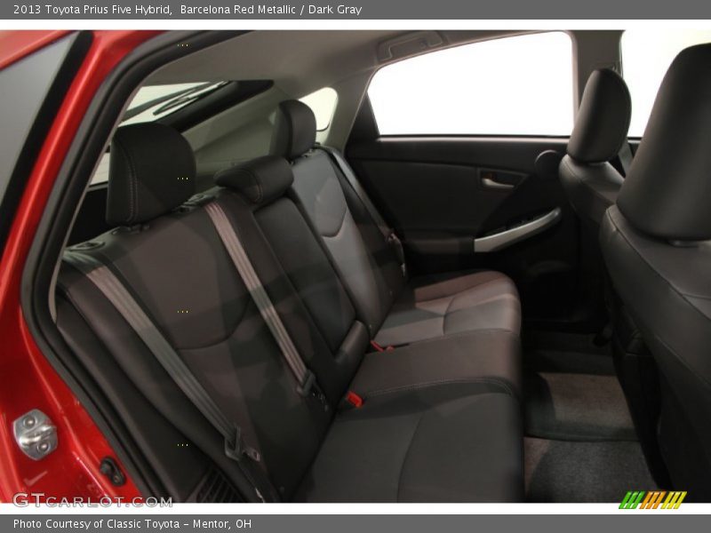 Barcelona Red Metallic / Dark Gray 2013 Toyota Prius Five Hybrid