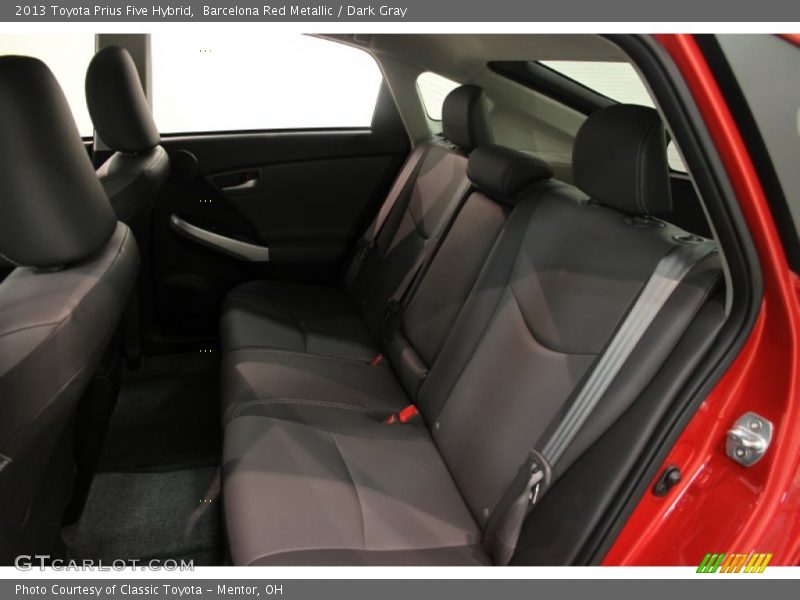 Barcelona Red Metallic / Dark Gray 2013 Toyota Prius Five Hybrid