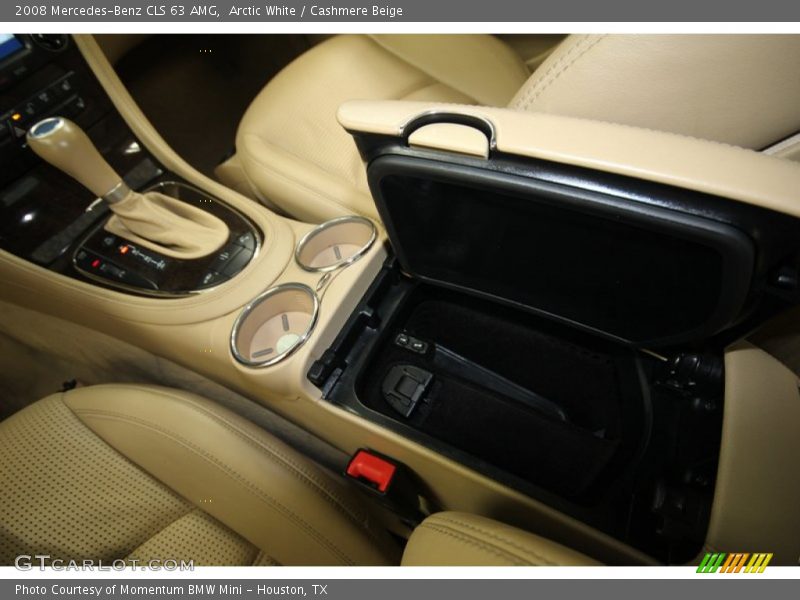 Arctic White / Cashmere Beige 2008 Mercedes-Benz CLS 63 AMG