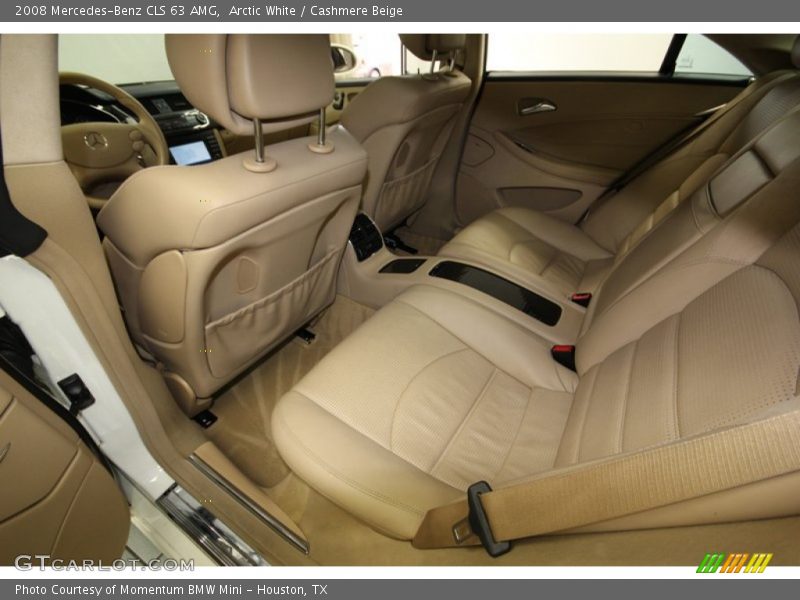 Arctic White / Cashmere Beige 2008 Mercedes-Benz CLS 63 AMG