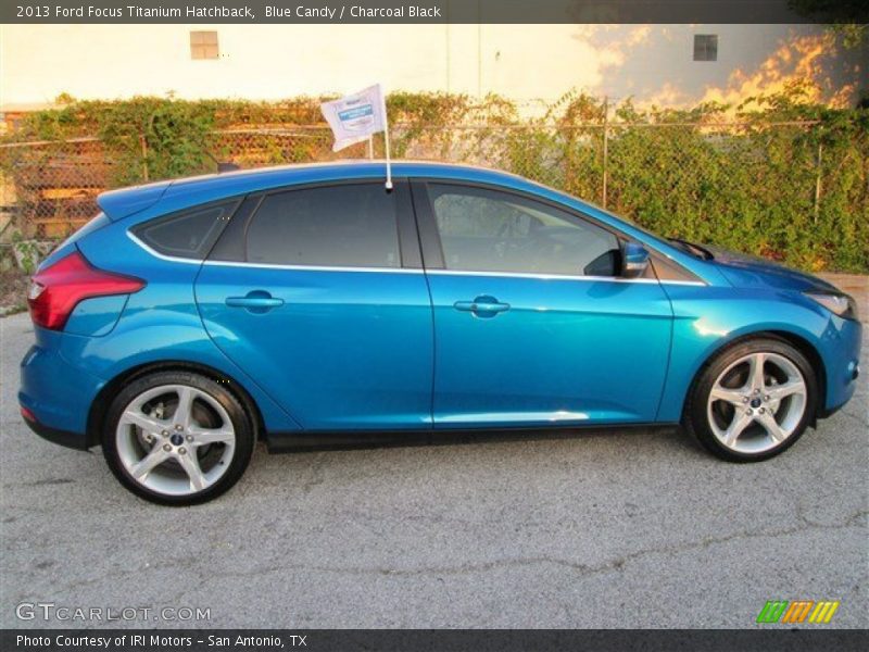  2013 Focus Titanium Hatchback Blue Candy