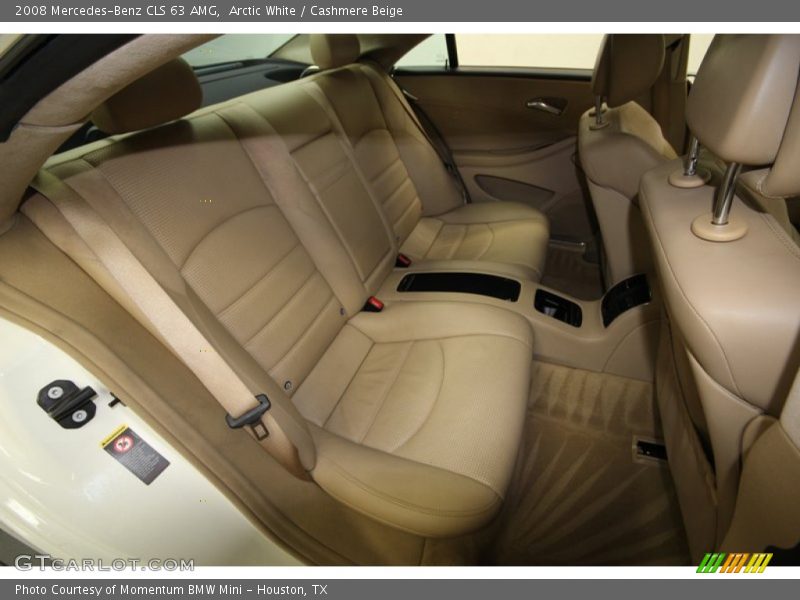 Arctic White / Cashmere Beige 2008 Mercedes-Benz CLS 63 AMG