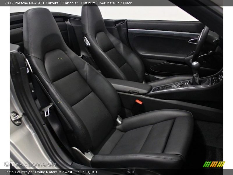 Front Seat of 2012 New 911 Carrera S Cabriolet