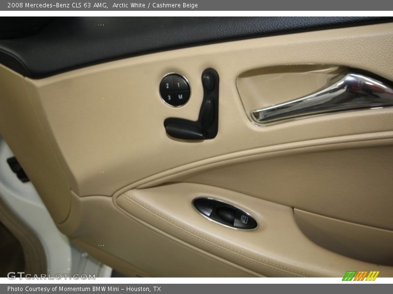 Arctic White / Cashmere Beige 2008 Mercedes-Benz CLS 63 AMG