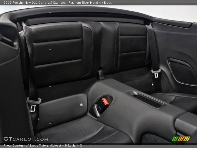 Rear Seat of 2012 New 911 Carrera S Cabriolet