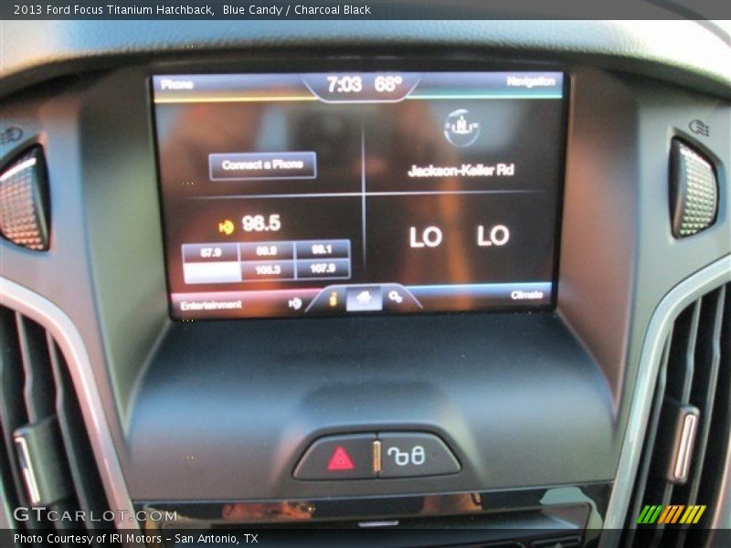 Blue Candy / Charcoal Black 2013 Ford Focus Titanium Hatchback