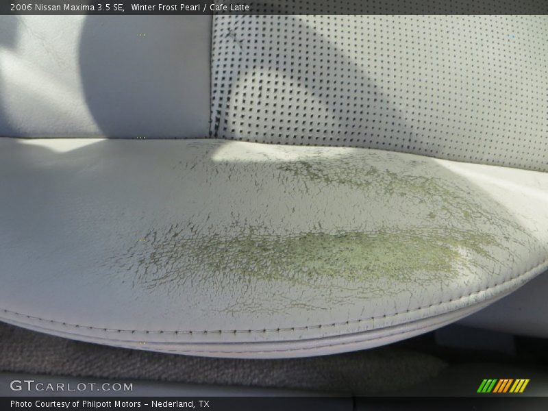 Winter Frost Pearl / Cafe Latte 2006 Nissan Maxima 3.5 SE