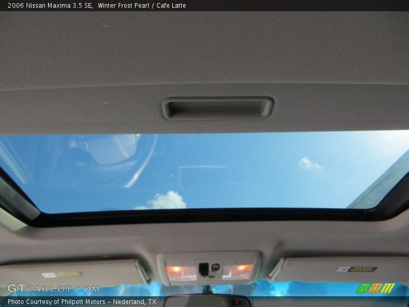 Winter Frost Pearl / Cafe Latte 2006 Nissan Maxima 3.5 SE