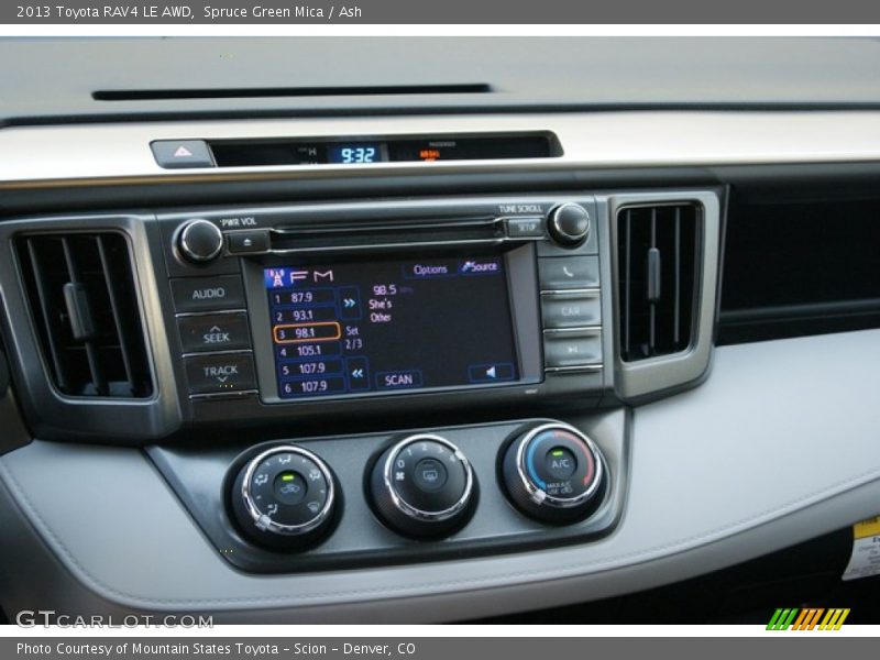 Spruce Green Mica / Ash 2013 Toyota RAV4 LE AWD