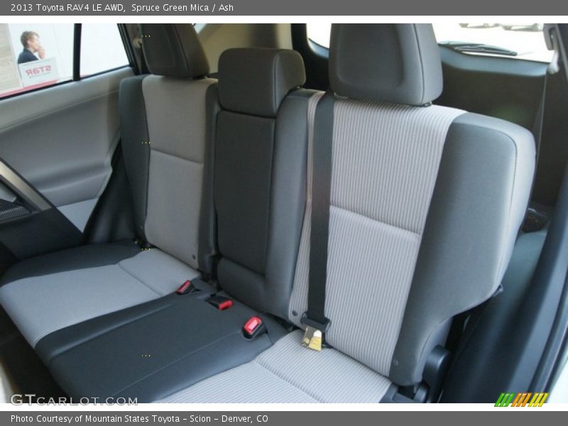 Spruce Green Mica / Ash 2013 Toyota RAV4 LE AWD
