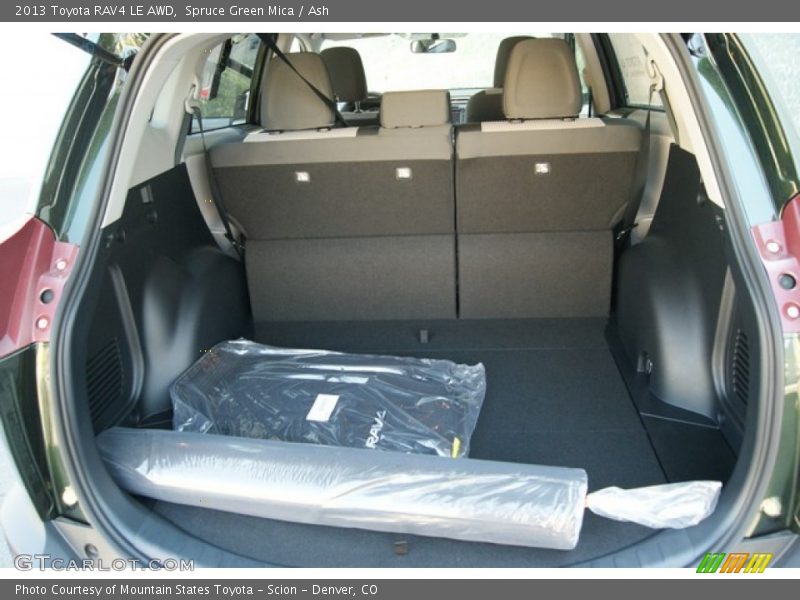 Spruce Green Mica / Ash 2013 Toyota RAV4 LE AWD