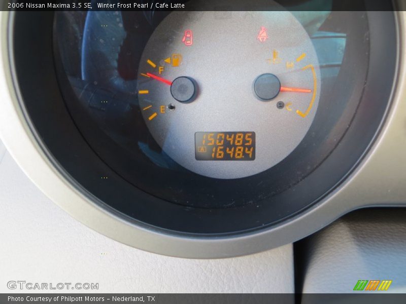 Winter Frost Pearl / Cafe Latte 2006 Nissan Maxima 3.5 SE