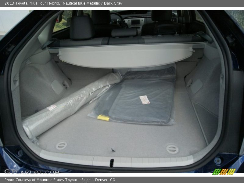 Nautical Blue Metallic / Dark Gray 2013 Toyota Prius Four Hybrid