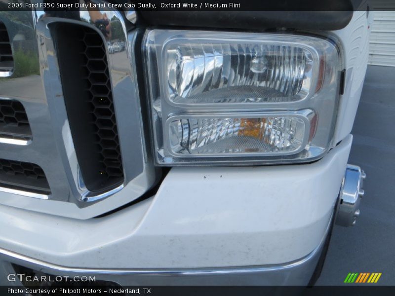 Oxford White / Medium Flint 2005 Ford F350 Super Duty Lariat Crew Cab Dually