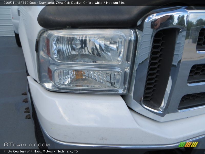 Oxford White / Medium Flint 2005 Ford F350 Super Duty Lariat Crew Cab Dually