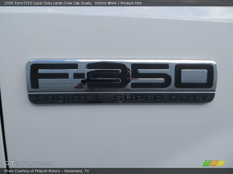 Oxford White / Medium Flint 2005 Ford F350 Super Duty Lariat Crew Cab Dually