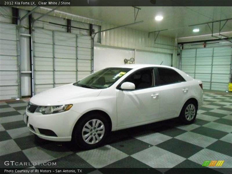 Clear White / Stone 2012 Kia Forte LX